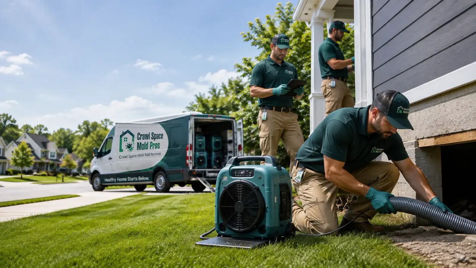 Crawl Space Mold Removal in Del Rey, CA